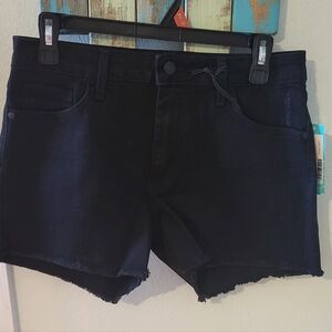 Just Black Dark Denim Jean Shorts